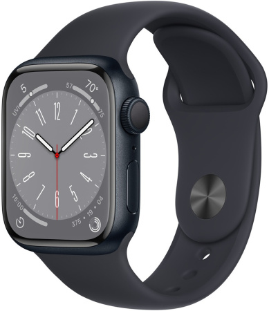 Смарт-часы Apple Watch Series 8, 45 мм, темная ночь